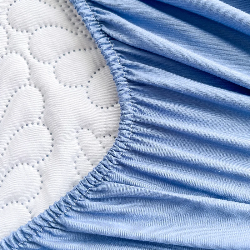 Waterproof Mattress Protector Thicken Fitted Bed Sheet Breathable & Noiseless Mattress Pad for Twin/Double/Queen/King Size Beds