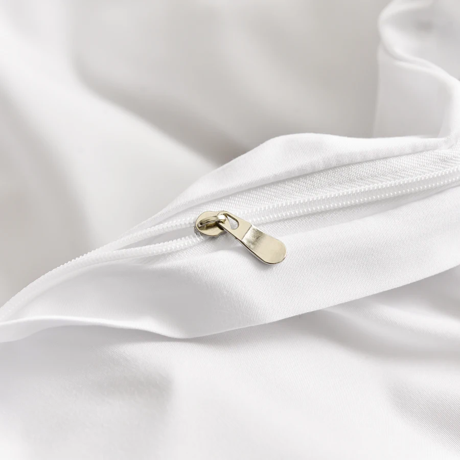 WASART Four Seasons White Bedding Four-Piece Set 220x224 Luxury King Size Home Hotel Duvet Cover Sheet Pillowcase Hypoallergenic