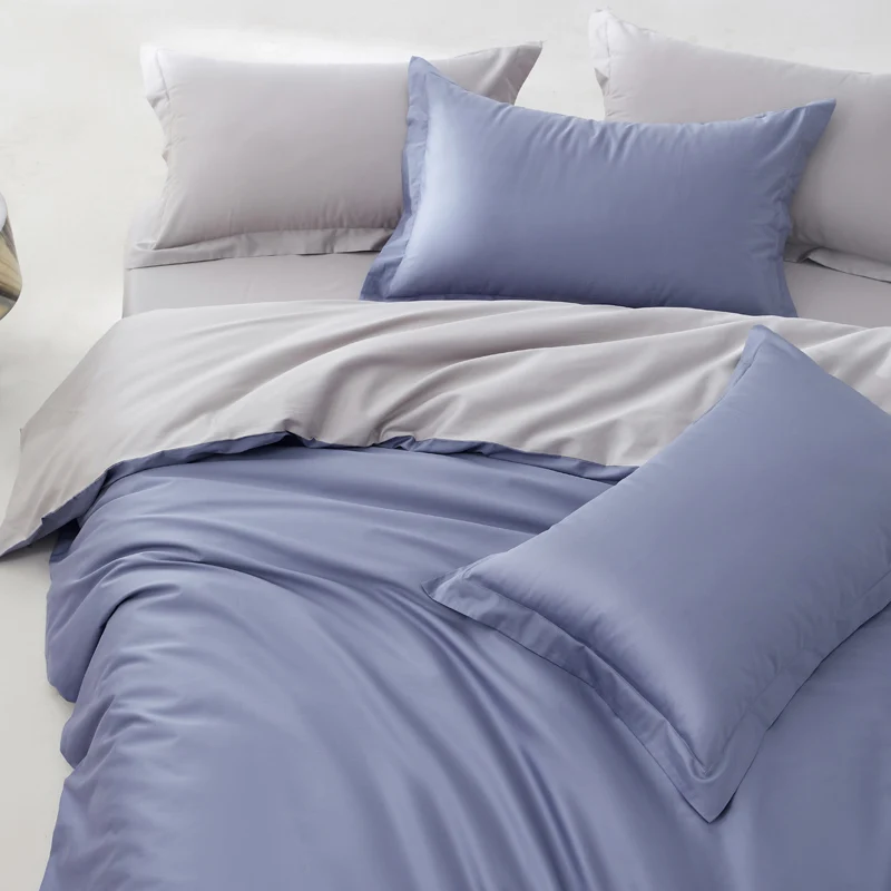 Organic Egyptian Cotton Bedding Set with Duvet Cover Bed Sheet Pillowcase Luxury 800 Thread Count Bedsheet 5-Star Hotel Quality